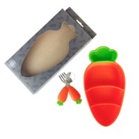 Набор детской посуды Casa Masa Baby Carrot (BIB17)
