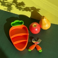 Набор детской посуды Casa Masa Baby Carrot (BIB17) фото №2 — интернет-магазин Desire.md