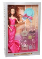 Păpușa New World Shine Fashion Girl Pink Dress (DXF2953)