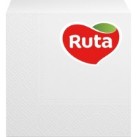 Șervețele de masă Ruta Golden Line White 40pcs