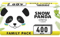 Șervețele de masă Снежная Панда 24x24cm White 400pcs