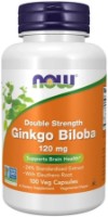 Пищевая добавка NOW Ginkgo Biloba 120mg 100cap фото №1 — интернет-магазин Desire.md
