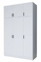 Dulap Trendy BA104 1989 White 145x239x55cm GTR001848 imaginea #4 — magazin online Desire.md