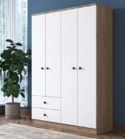 Dulap Trendy BA108 2067 Walnut/White 120x170x42cm GTR001839 imaginea #8 — magazin online Desire.md