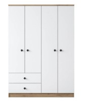 Dulap Trendy BA108 2067 Walnut/White 120x170x42cm GTR001839 imaginea #5 — magazin online Desire.md