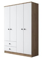 Dulap Trendy BA108 2067 Walnut/White 120x170x42cm GTR001839 imaginea #6 — magazin online Desire.md