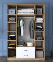 Dulap Trendy BA112 2331 Walnut/White 140x210x51cm GTR001844 imaginea #2 — magazin online Desire.md