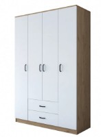 Dulap Trendy BA112 2331 Walnut/White 140x210x51cm GTR001844 imaginea #3 — magazin online Desire.md