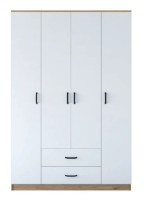 Dulap Trendy BA112 2331 Walnut/White 140x210x51cm GTR001844 imaginea #4 — magazin online Desire.md