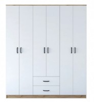 Dulap Trendy BA113 2337 Walnut/White 180x210x51cm GTR001847 imaginea #5 — magazin online Desire.md