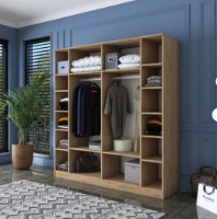 Dulap Trendy BA114 2274 Walnut/White 180x190x47cm GTR001845 imaginea #3 — magazin online Desire.md