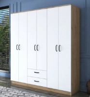 Dulap Trendy BA115 2283 Walnut/White 180x190x47cm GTR001843 imaginea #6 — magazin online Desire.md