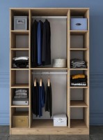 Dulap Trendy BA116 2247 Walnut/White 120x190x47cm GTR001840 imaginea #2 — magazin online Desire.md