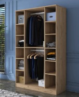 Dulap Trendy BA116 2247 Walnut/White 120x190x47cm GTR001840 imaginea #3 — magazin online Desire.md