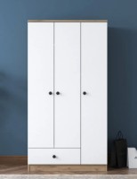 Dulap Trendy BA117 2253 Walnut/White 90x170x42cm GTR001838 imaginea #1 — magazin online Desire.md