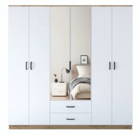 Dulap Trendy BA130 3049 Walnut/White 210x210x51.5cm GTR001850 imaginea #3 — magazin online Desire.md