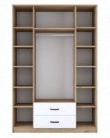 Dulap Trendy BA131 3052 Walnut/White 210x140x51.5cm GTR001846 imaginea #4 — magazin online Desire.md