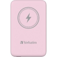 Acumulator extern Verbatim Charge 'n' Go Magnetic Wireless 10000mAh Pink (32248)