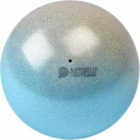 Minge pentru gimnastică Pastorelli Glitter 18cm Silver/Sky Blue