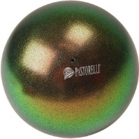 Minge pentru gimnastică Pastorelli Glitter 18cm Verde Petrolio
