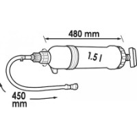 Масловсасывающий шприц Vigor V4201