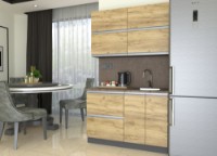 Кухонный гарнитур Yasen Мадера 1.2 Oak Kraft Gold