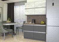 Кухонный гарнитур Yasen Мадера 1.2 Oak Kraft White/Graphite Grey
