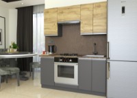 Кухонный гарнитур Yasen Мадера 1.6 Oak Kraft Gold/Graphite Grey