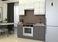 Кухонный гарнитур Yasen Мадера 1.6 Oak Kraft White/Graphite Grey