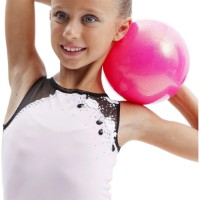 Minge pentru gimnastică Pastorelli Glitter 18cm Baby Pink imaginea #2 — magazin online Desire.md