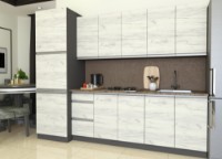 Кухонный гарнитур Yasen Мадера 2.6 Oak Kraft White