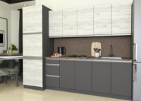 Кухонный гарнитур Yasen Мадера 2.6 Oak Kraft White/Graphite Grey