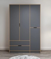 Dulap Trendy Elina 8163 Dore/Anthracit 140x208x52cm GTR004190