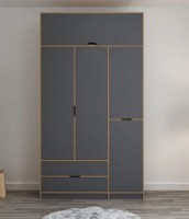 Dulap Trendy Elina 8907 Dore/Anthracit 140x253x52cm GTR004194