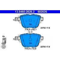 Комплект тормозных колодок ATE 13.0460-2626.2 фото №2 — интернет-магазин Desire.md