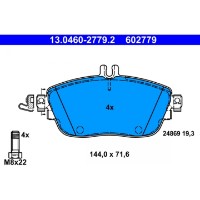Комплект тормозных колодок ATE 13.0460-2779.2 фото №2 — интернет-магазин Desire.md