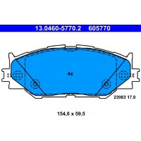 Комплект тормозных колодок ATE 13.0460-5770.2 фото №2 — интернет-магазин Desire.md