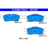 Комплект тормозных колодок ATE 13.0460-7282.2 фото №2 — интернет-магазин Desire.md
