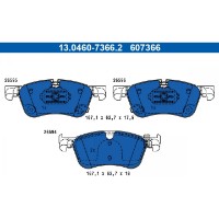 Комплект тормозных колодок ATE 13.0460-7366.2 фото №2 — интернет-магазин Desire.md