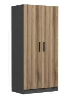 Шкаф Trendy Kale 190 Anthracit/Oak 90x190x52cm GTR004783 фото №4 — интернет-магазин Desire.md