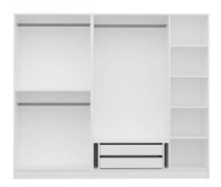 Шкаф Trendy Kale 190 White 225x190x52cm GTR004747 фото №3 — интернет-магазин Desire.md