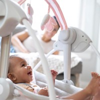 Leagăn pentru bebeluși Bright Starts Ingenuity Comfort 2 Go Flora The Unicorn (12202) imaginea #4 — magazin online Desire.md