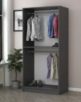 Шкаф Trendy Kale 210 Anthracit/Black 90x210x52cm GTR004831 фото №3 — интернет-магазин Desire.md