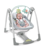 Leagăn pentru bebeluși Bright Starts Ingenuity Hugs & Hoots (10247)