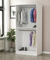 Шкаф Trendy Kale 210 White/Black 90x210x52cm GTR004833 фото №2 — интернет-магазин Desire.md