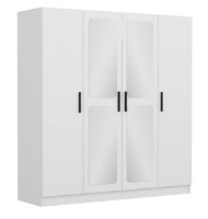 Шкаф Trendy Kale 2436 White 180x190x52cm GTR004208 фото №5 — интернет-магазин Desire.md