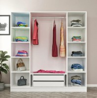 Шкаф Trendy Kale 2437 White 180x190x52cm GTR004209 фото №3 — интернет-магазин Desire.md