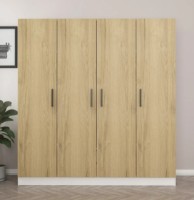 Шкаф Trendy Kale 2701 Walnut/White 180x190x52cm GTR004222