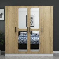 Шкаф Trendy Kale 2711 Walnut/White 180x190x52cm GTR004228