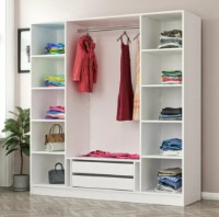 Шкаф Trendy Kale 2711 Walnut/White 180x190x52cm GTR004228 фото №3 — интернет-магазин Desire.md